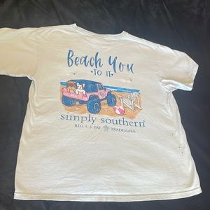 Simply southern youth medium baby blue